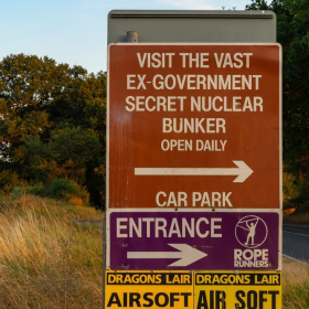 Essex Club - 37 Sign Post to Ex-Nuclear Bunker