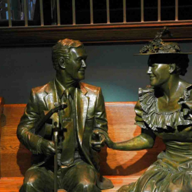 Roy Acuff and Minnie Pearl Sculptures