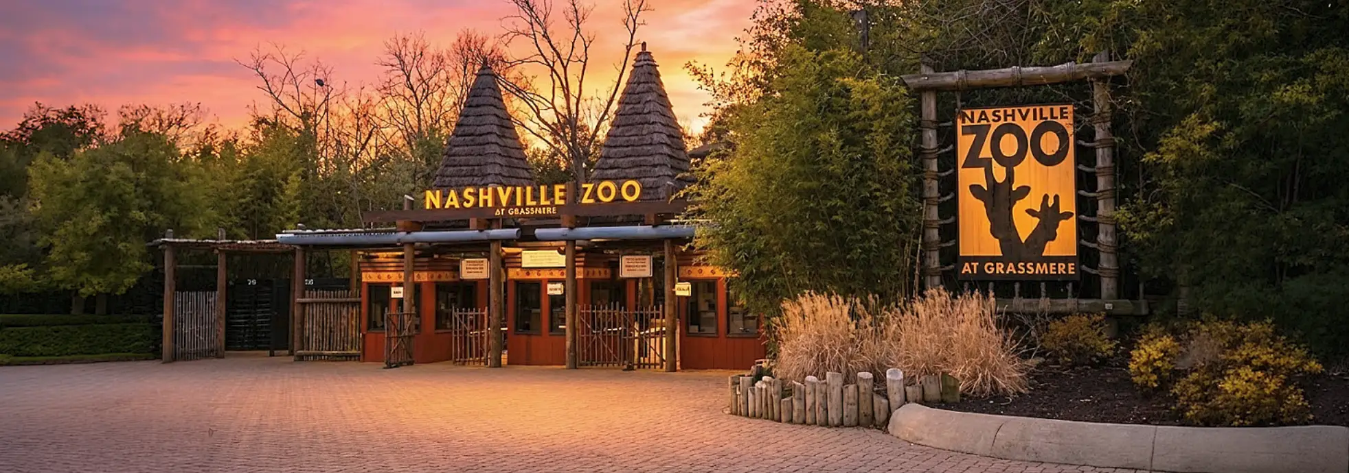 Nashville Zoo at Sunset